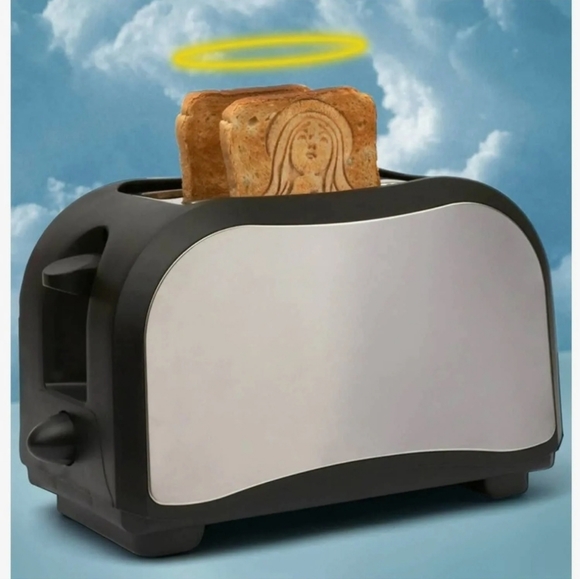 [NWT] Fred HOLY TOAST! Miracle Bread Stamper - Funny Novelty Gift - Picture 2 of 15